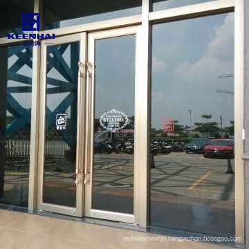 Custom Commercial Stainless Steel Frame Glass Gate Door